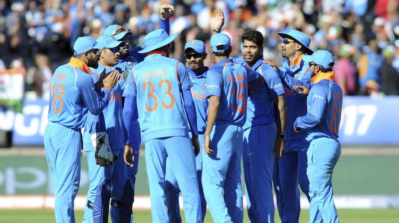 India suffered defeat at the hands of a gutsy Sri Lanka, who chased down a massive 321-run target but Ajit Agarkar believes that the Virat Kohli led side are still favourites to lift the Champions Trophy. (Photo: AP)