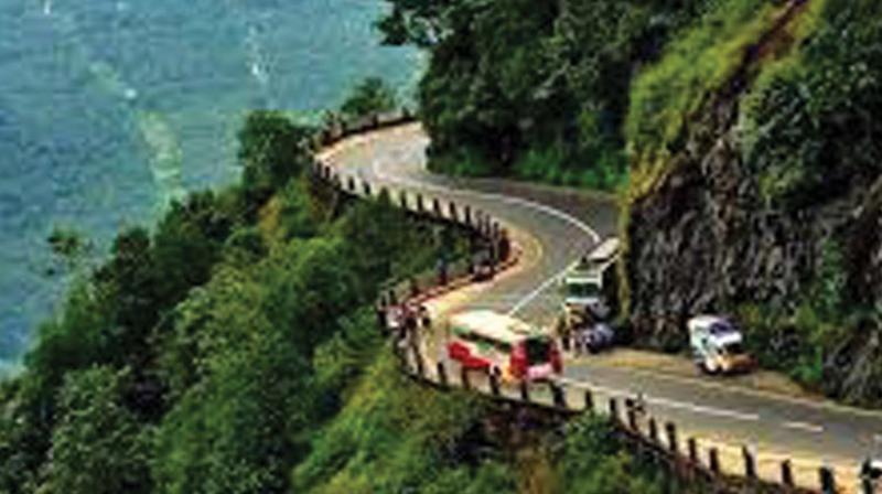 Kalpetta: Ghat road curves work progresses