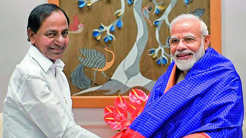 KCR gives long list of demands to PM Modi