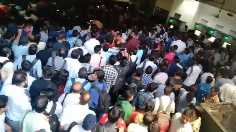 Watch: Due to technical snag, Delhi Metro services affected on Yellow Line