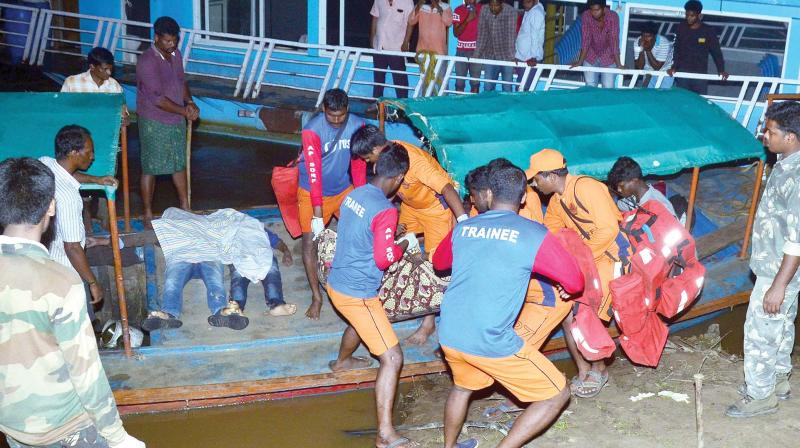 12 from Visakhapatnam were on tourist boat