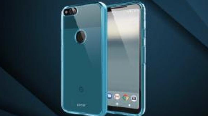 Google Pixel 2 in blue colour case designed by Olixar (Photo: MobileFun)