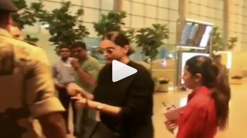 Watch: Airport security guard asked Deepika her ID proof and here\s how she reacted