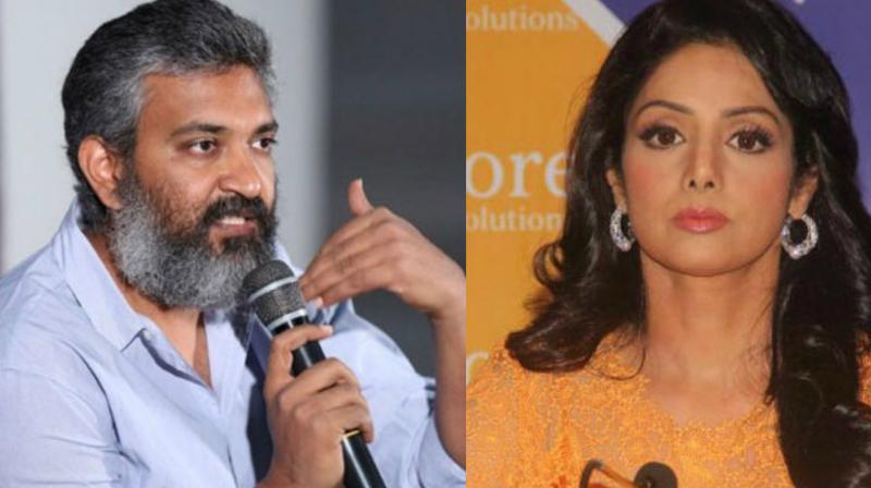 Reports of Sridevi and Rajamouli regarding their coming together for Baahubali had been doing the rounds.