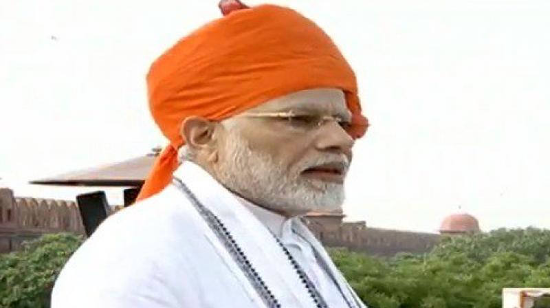 In 2016, Prime Minister Narendra Modi had spoken for 96 minutes, the longest ever Independence Day address by an Indian prime minister. (Photo: Twitter | ANi)