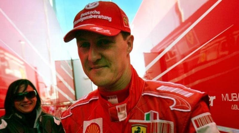 The stricken seven-time Formula One world champion Michael Schumacher is in Paris Georges-Pompidou hospital for cell therapy surgery, according to French daily Le Parisien. (Photo:AFP)