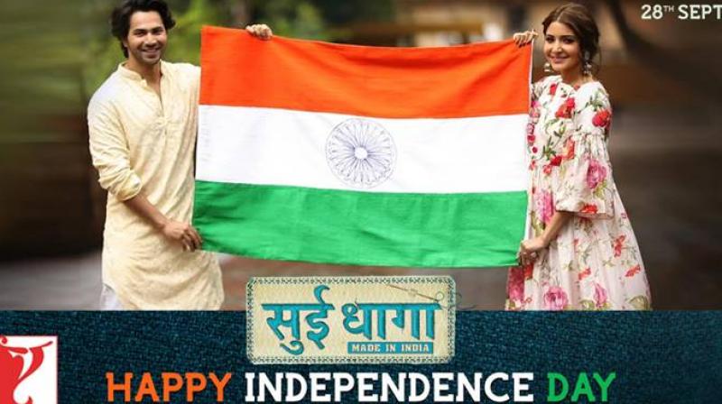 Anushka Sharma and Varun Dhawan wish Happy Independence Day.