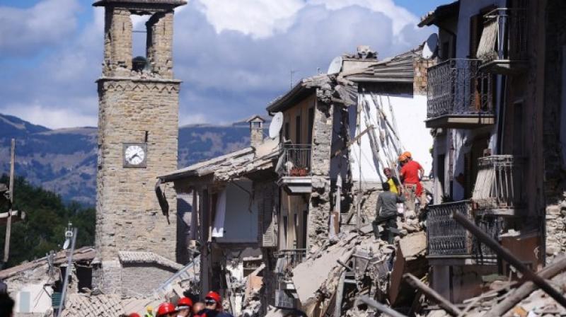 A right-wing Catholic radio station said that Italy earthquakes was Gods punishment for the country approving same-sex civil unions. (Photo: AP)