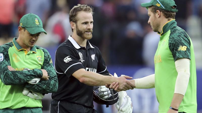 ICC CWC\19: Kane Williamson, Colin de Grandhomme help New Zealand home versus Proteas