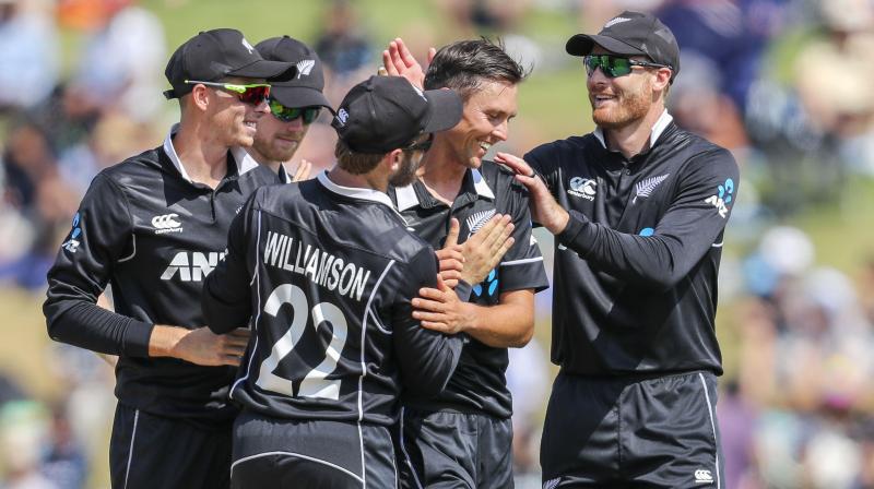 A five-wicket haul from Trent Boult guided New Zealand to an easy win against India in the fourth ODI on Thursday.(Photo: AP)