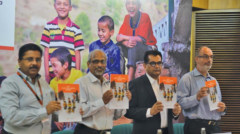 (From left) Sony Thomas (Group director, World Vision Media) and Thomas Cherian (National director, World Vision Media) at the launch.