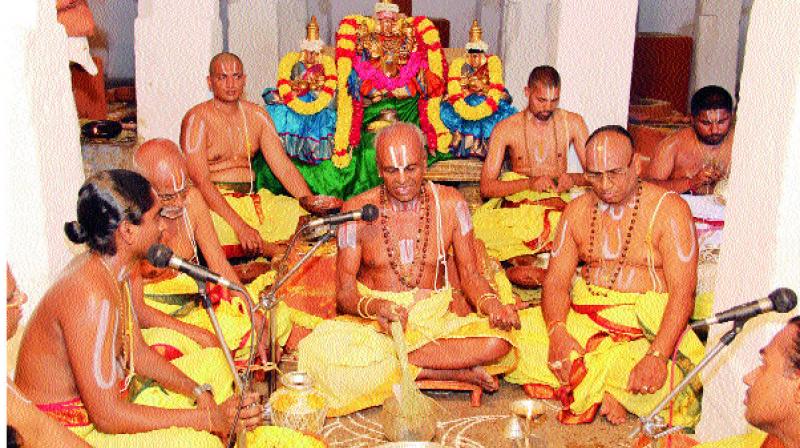 The Endowments department has started collecting details from all temples to find the exact number of priests and temples eligible for government salaries.