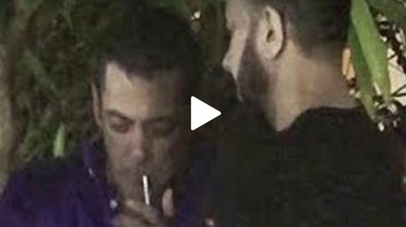 Video: Salman Khan spotted smoking during Ganpati visarjan; fans show disappointment