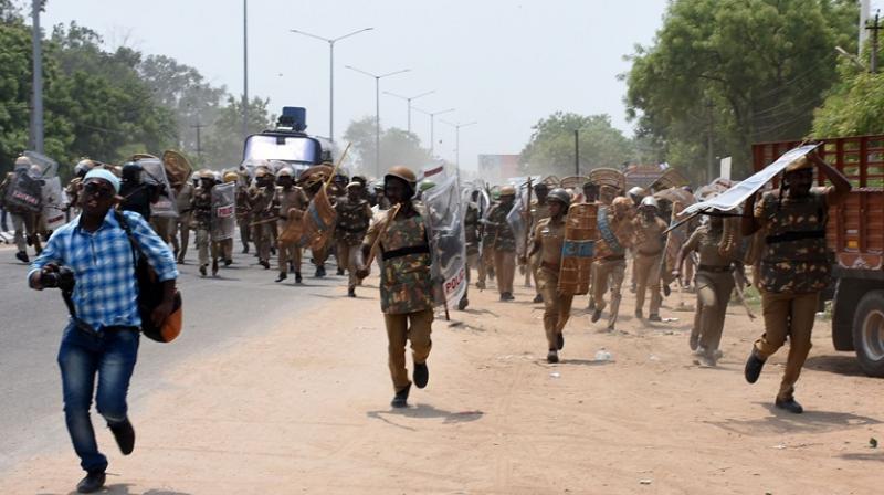 12 people have died in anti-Sterlite protests in Tamil Nadus Tuticorin. (Photo: AFP)