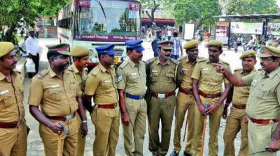 Police gears up for protest over demonetisation in Vijayawada - Deccan Chronicle