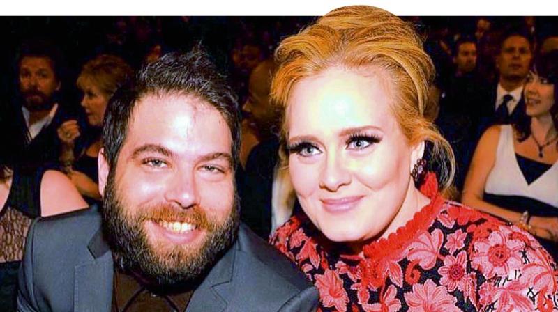 Adele with Simon Konecki