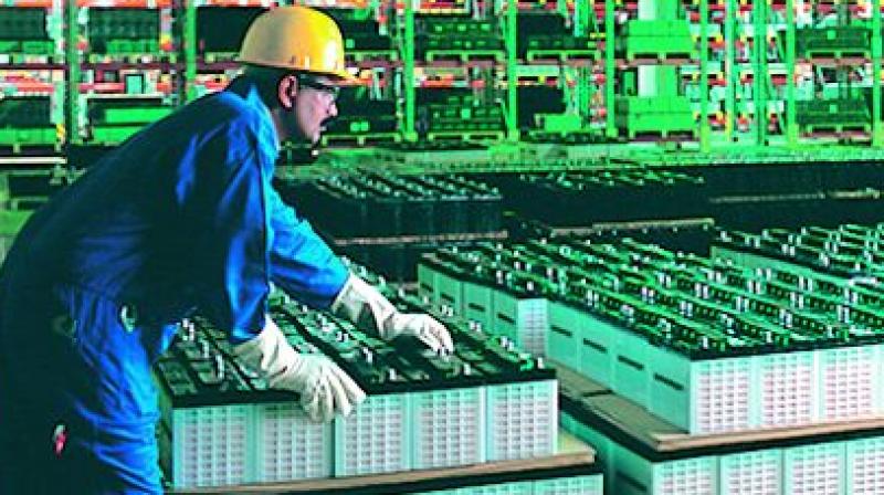 Hyderabad-based Amara Raja Batteries on Tuesday commissioned the first phase of its Rs 700-crore two-wheeler battery manufacturing facility in Chittoor district, making it the largest such facility in the country with 17 million units annual output.