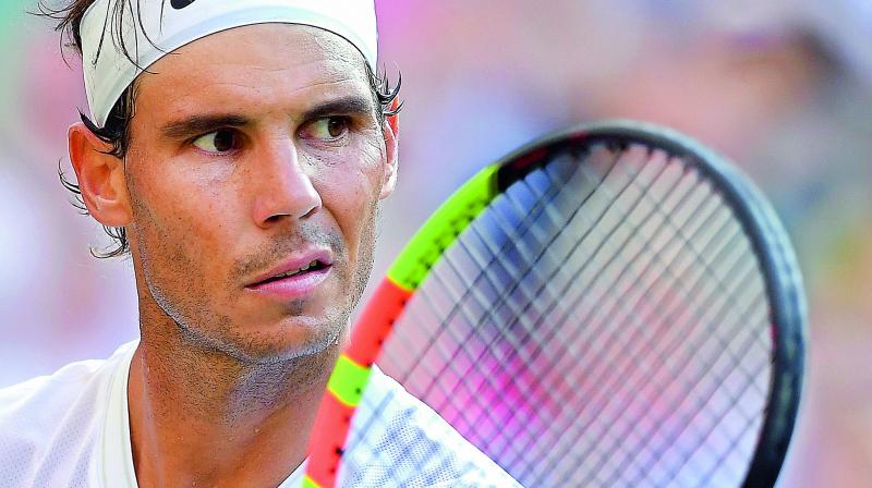 Rafael Nadal regrets a missed chance