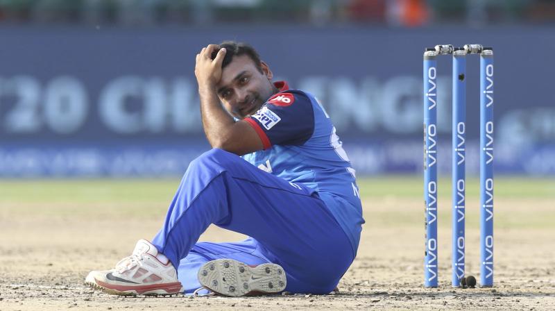 Mishra\s dismissal for obstructing field is only second in IPL history