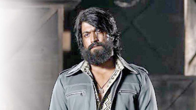 Yash in a scene from KGF