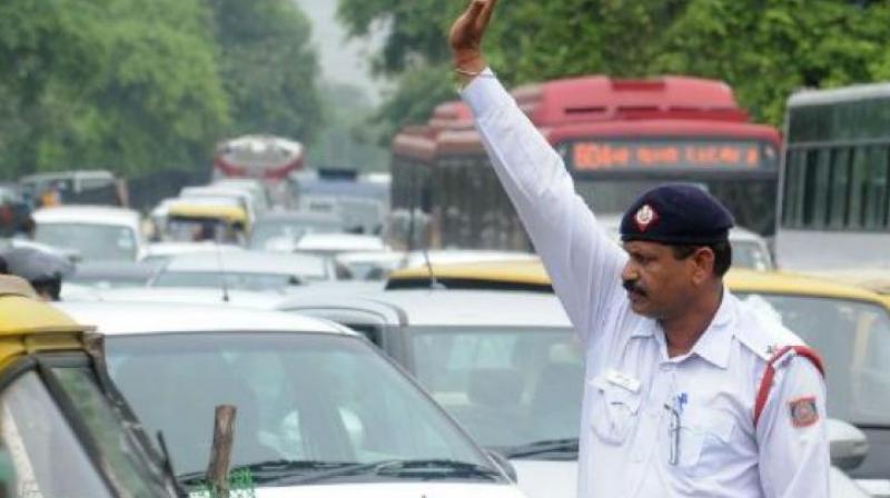 The traffic police requested commuters to avoid the route from LB Nagar junction to Dilsukhnagar and vice versa while entering the city. (Representational Image)