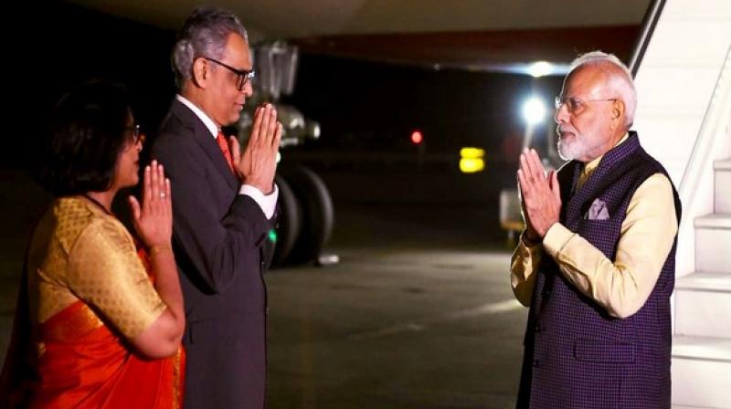 \Waited for long to greet you\: Top UN envoy receives PM Modi in US