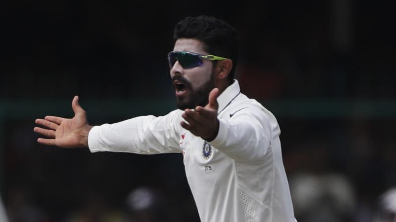 Ravindra Jadeja was earlier this week left in anger and was embarrassed when one of his fans called him Ajay Jadeja (referring to former Indian cricketer) after the conclusion of the third Test against Sri Lanka.(Photo: AP)