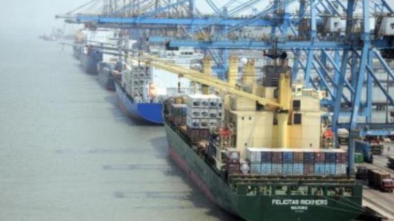 The JNPT official explained that JNPT is trying to help the company, but there is little that others can do as the problem is with the systems. (Photo: Twitter/Deepika Verma)