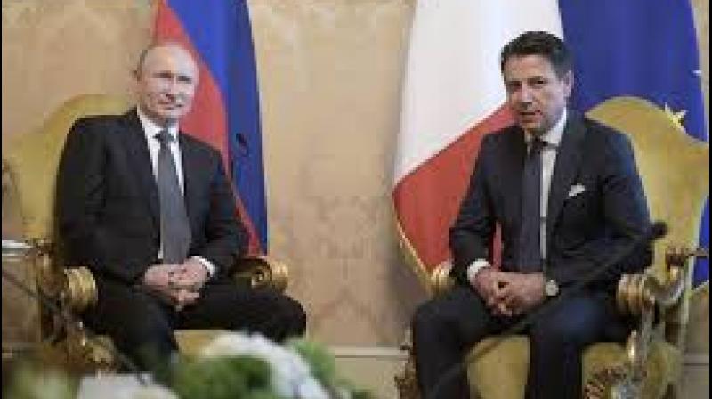 Putin asks Italy to help restoring ties with EU, meets Pope