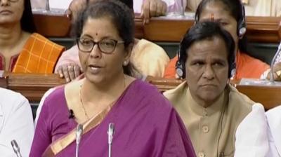 Ensuring India's water security and providing access to safe drinking water to all Indians is a priority. A major step in this direction has been the constitution of Jal Shakti Ministry,' Sitharaman stated. (Photo: ANI)
