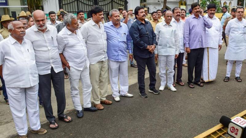 Karnataka rebel lawmakers flew on plane of firm run by BJP leader: report