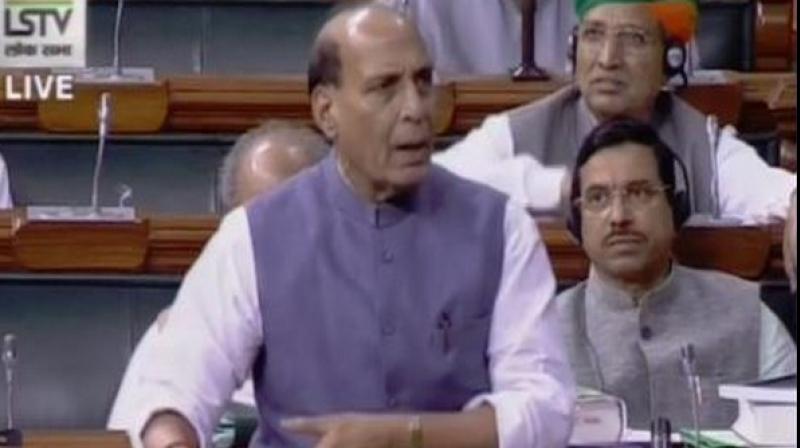 Congress unable to put its house in order: Rajnath Singh