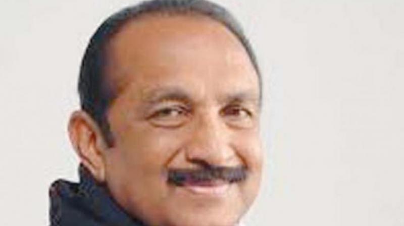 \Donate Rs 100 to click photos with Tamil Nadu MP Vaiko,\ says MDMK