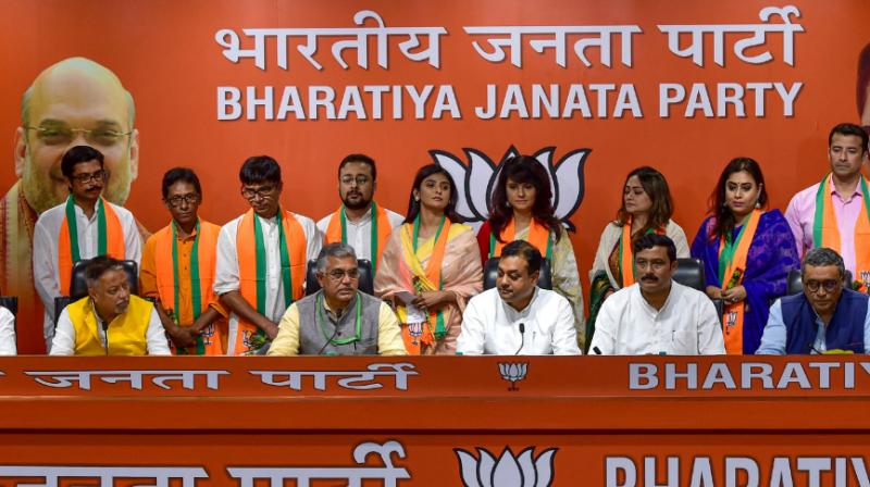 13 Bengali actors joined BJP as party ups its glamour quotient