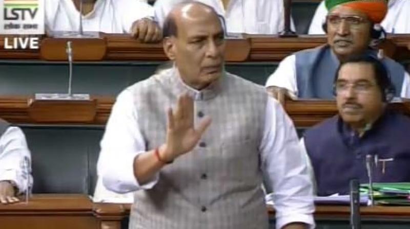 Groundwork for decisions on J&K began during tenure of previous govt: Rajnath Singh