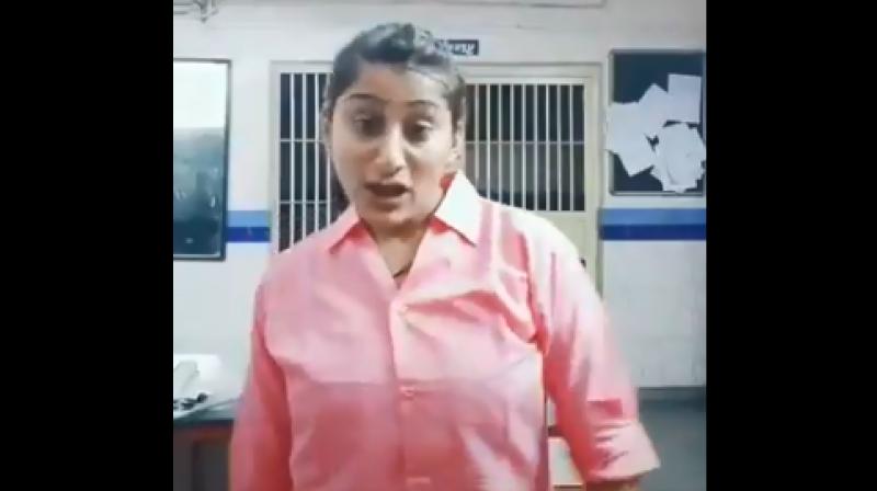 Watch: Cop suspended after video of her dancing in police station goes viral