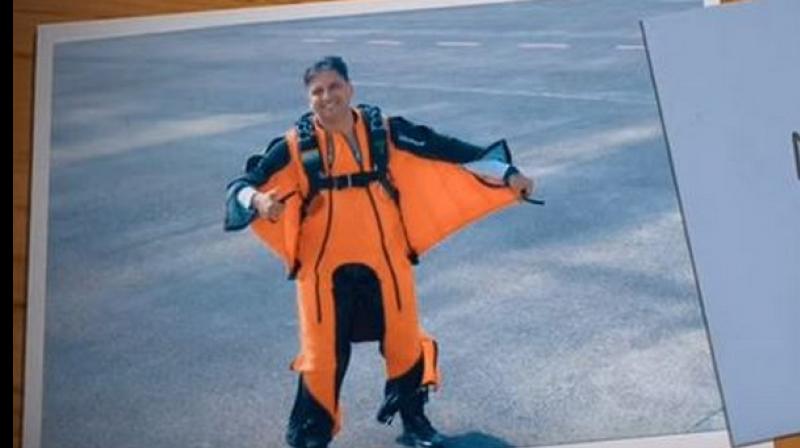 IAF\s Tarun Chaudhri becomes first pilot to accomplish wingsuit skydive jump