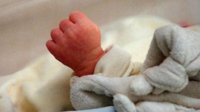 A woman reportedly abandoned her two-day-old female baby at the Victoria General Hospital, popularly known also as Gosha Hospital in Vizag city on Sunday evening. (Representational image)