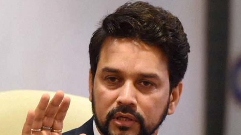 On Thursday, Anurag Thakur had tendered apology in the top court after the three-judge bench, headed by Justice Dipak Misra and comprising of Justices A.M. Khanwilkar and D.Y. Chandrachud, had earlier asked the former president for the same.(Photo: PTI)