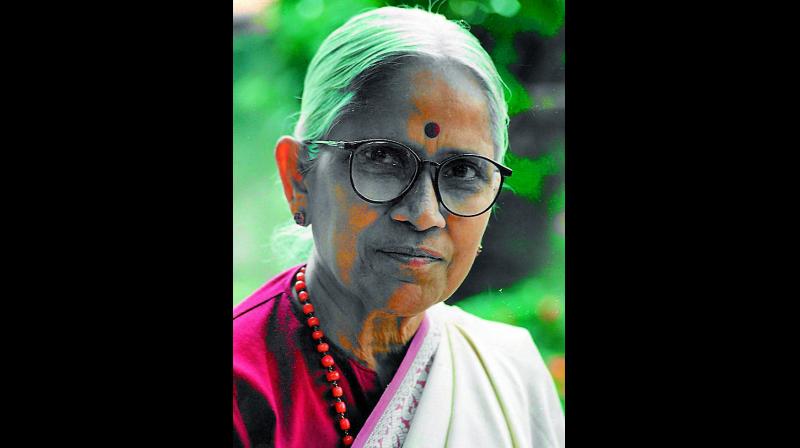 Noted Telugu writer Abburi Chayadevi no more