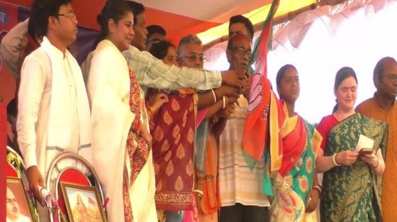 TMC workers join BJP in presence of WB party president Dilip Ghosh