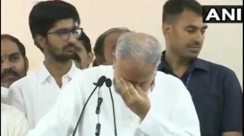 Watch: Bhupesh Baghel tears up while handing over state Congress president post