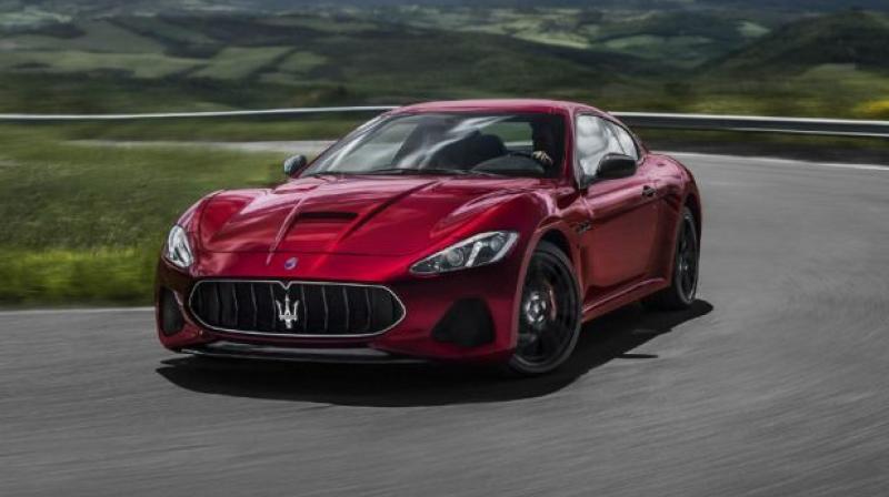 One of the major changes made to the GranTurismo is the new shark-nose hexagonal grille which has been inspired by Maseratis Alfieri Concept.