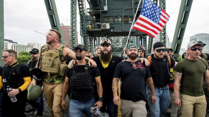 Portland \ground zero\ for protests between right, left-wing