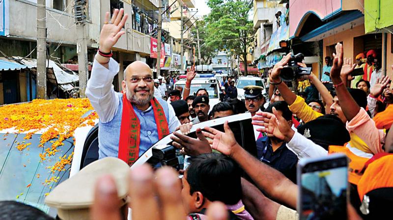 Chikkaballapur: Amit Shah gets his troops into fighting mode