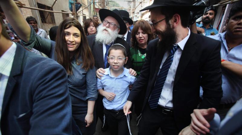 Holtzberg and his orphaned grandson little Moshe are on a visit to Mumbai nine years after the deadly attacks by 10 Pakistani terrorists on Chabad House, or Nariman House. (Photo: PTI)