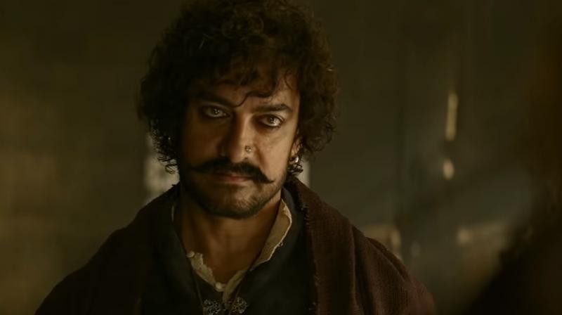 Aamir Khan in a still from Thugs of Hindostan.