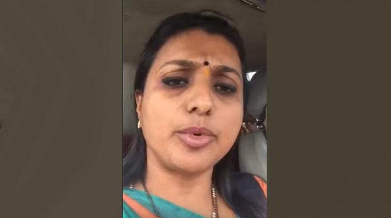 Telugu Roja Sex Videos - Is CM Naidu scared of me?' YSRC MLA Roja detained at Vijayawada airport