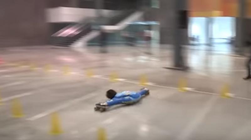 Video: Delhi boy creates new record in limbo skating