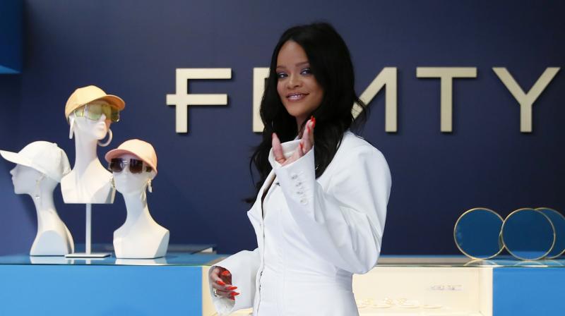 Rihanna unveiling â€˜Fentyâ€™ collection in a pop-up store